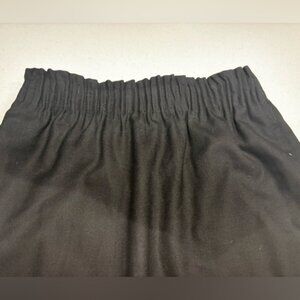 J. Crew black wool-blend paperbag sidewalk mini skirt w/ pockets Women’s Size 2